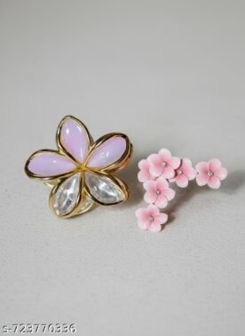 Hair Accessories (clutcher-colour matt black, Hair pin-Colour sky blue)