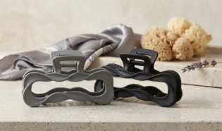 Hair clip ( Colour-Stone Grey & Black)