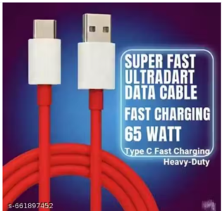 65W Fast Charger Safe and Reliable with USB to Type C Cable